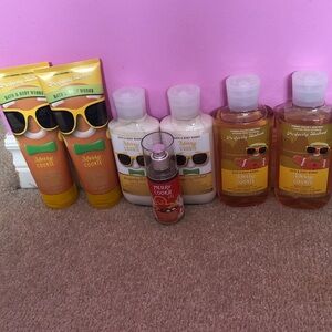 Bath & Body Works Merry Cookie Kids Bath Collection - Yellow, White, and Red